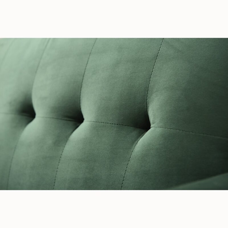 Clarence Sofa Range in Green Velvet - Image 13