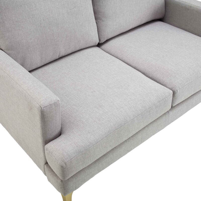 Haven Grey Fabric 2-Seater Sofa - Image 13