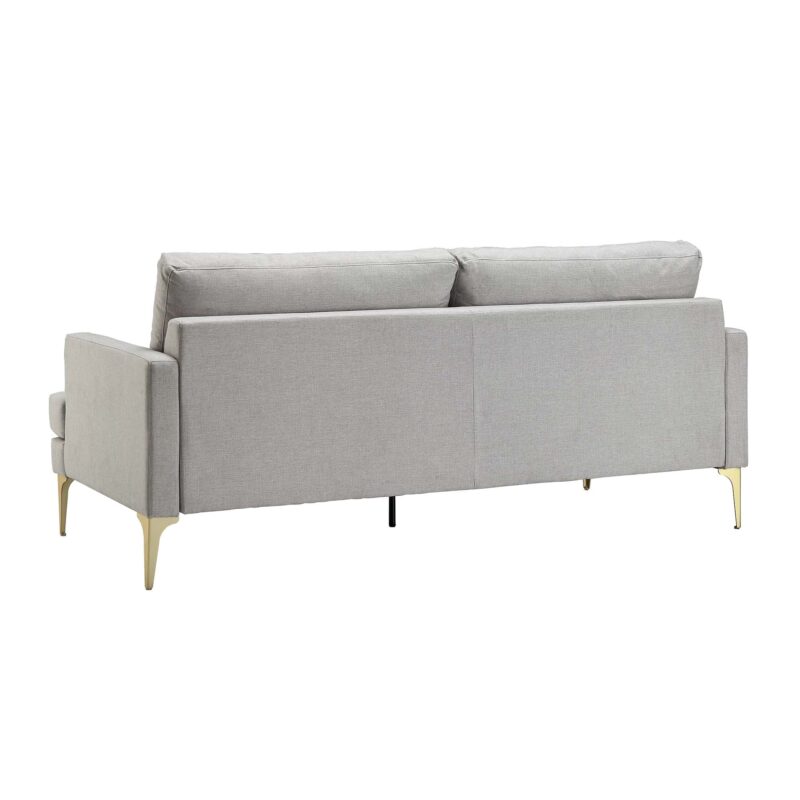 Haven Grey Fabric 3-Seater Sofa - Image 10