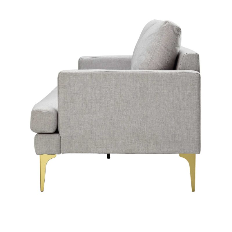 Haven Grey Fabric 3-Seater Sofa - Image 11