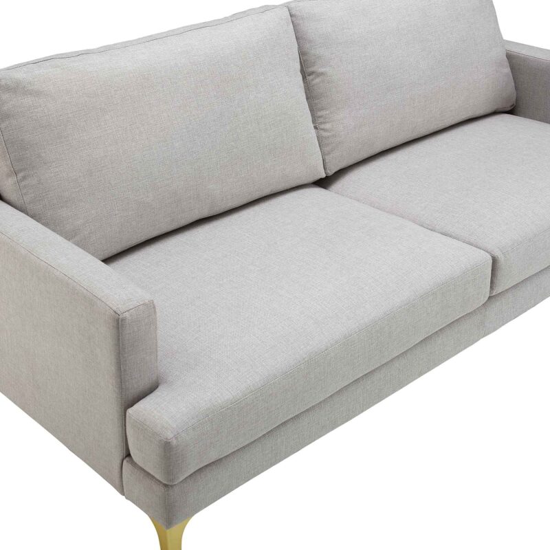Haven Grey Fabric 3-Seater Sofa - Image 13