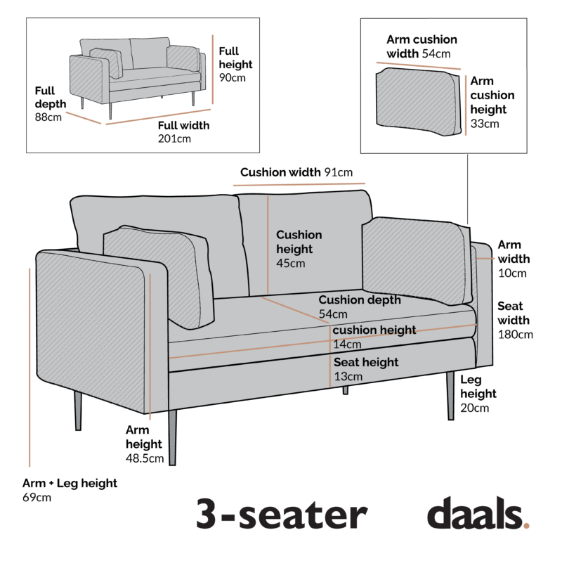 Pelham Grey Velvet Fabric Sofa - Image 9