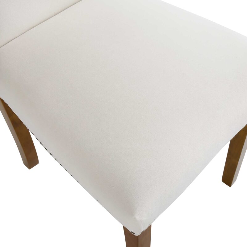 Stanway Set of 2 Champagne Velvet Dining Chairs - Image 10
