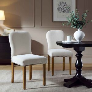 Stanway Set of 2 Champagne Velvet Dining Chairs