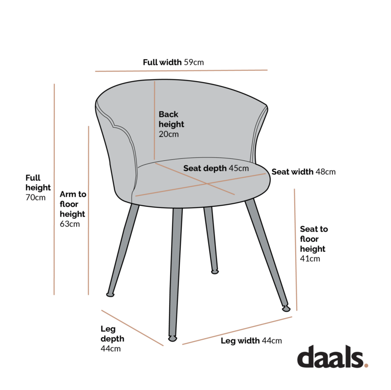 Kylie Set of 2 Pink Velvet Dining Chairs - Image 4