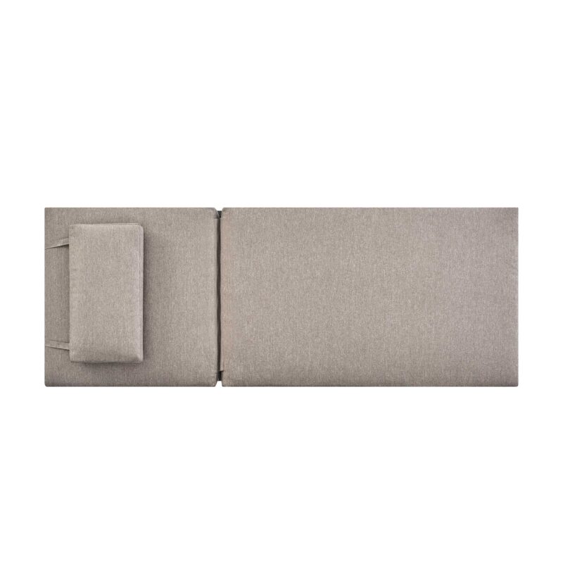 Jardin Aluminium Outdoor Sun Lounger, Granite - Image 8