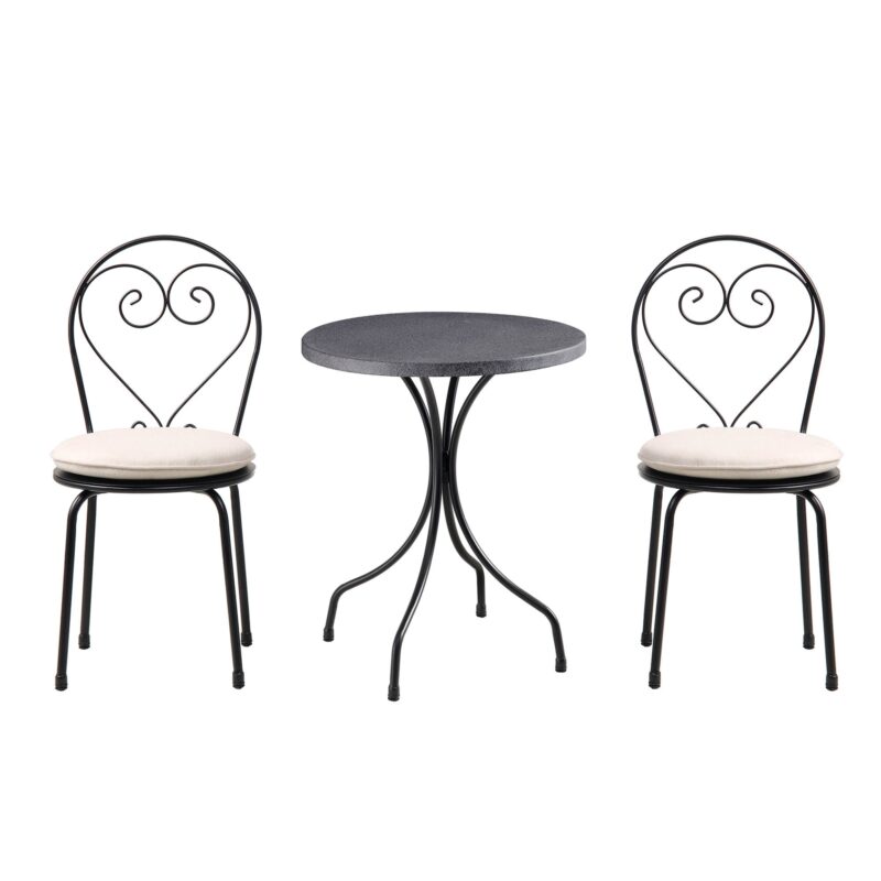 Haymes Metal Indoor and Outdoor Bistro Set - Image 3