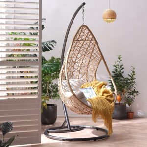 Indra Rattan Hanging Egg Chair