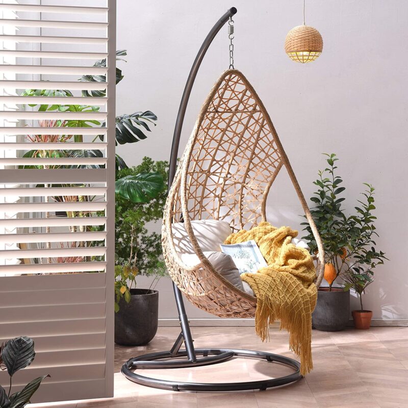 Indra Rattan Hanging Egg Chair