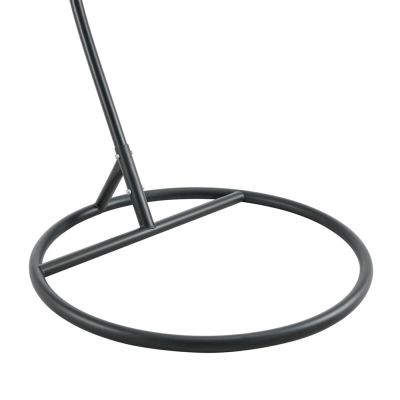 Lydia Geometric Rattan & Rope Mix Indoor Outdoor Hanging Chair - Image 11