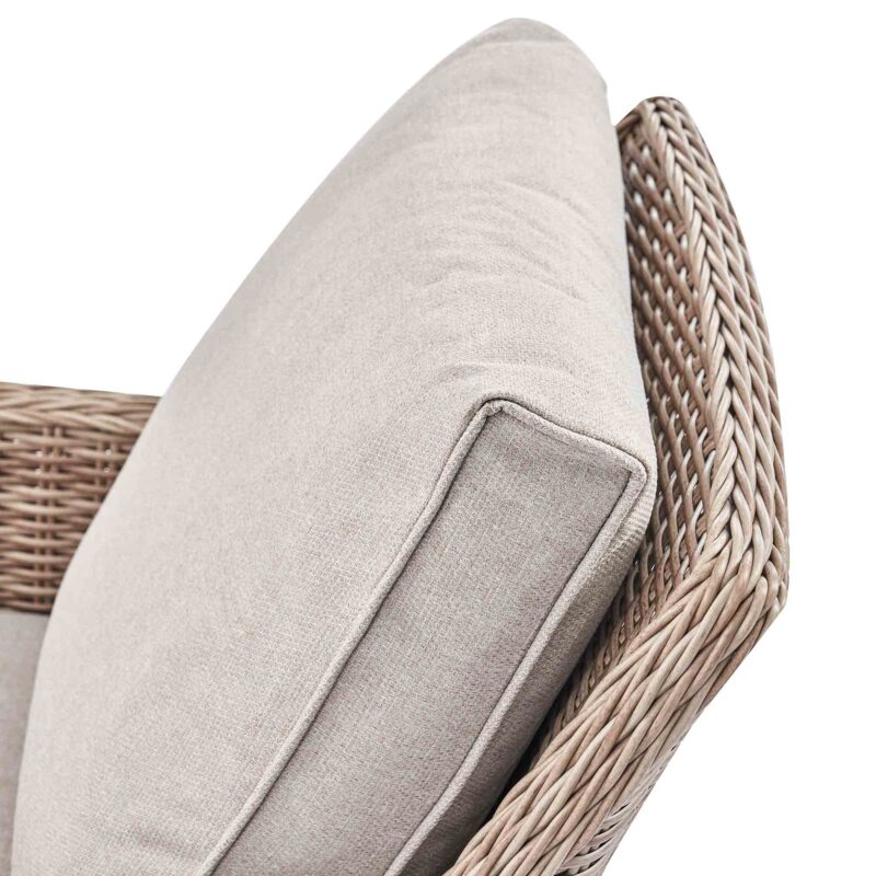 Hampshire 7-Seater Round Wicker Rattan Sofa Set with Rising Table, Natural - Image 17