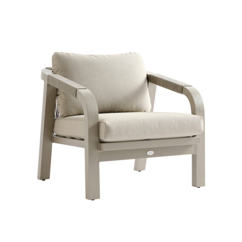 Manresa Rope 5-Seater Sofa Set, Taupe and Beige - Image 15