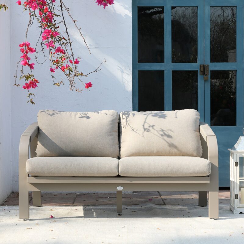 Manresa Rope 5-Seater Sofa Set, Taupe and Beige - Image 5