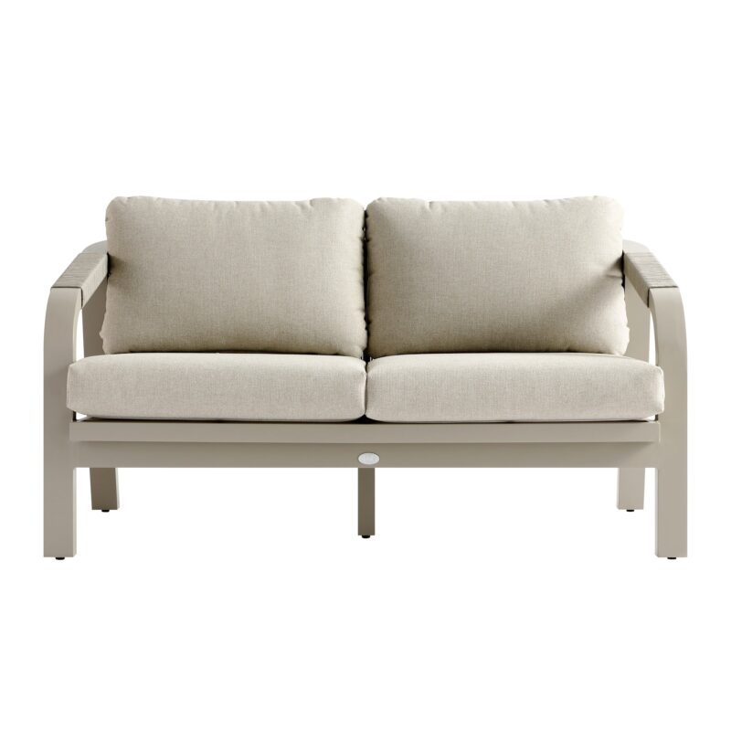 Manresa Rope 5-Seater Firepit Sofa Set, Taupe and Beige - Image 12