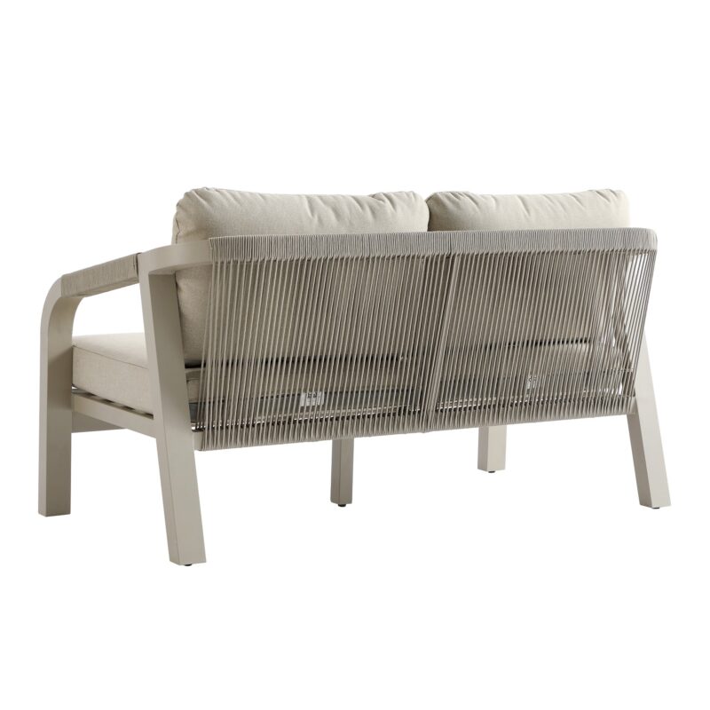 Manresa Rope 5-Seater Firepit Sofa Set, Taupe and Beige - Image 14
