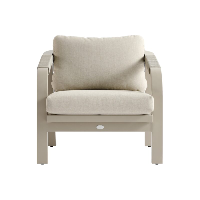 Manresa Rope 5-Seater Firepit Sofa Set, Taupe and Beige - Image 15