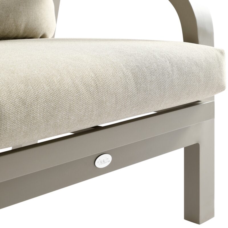 Manresa Rope 5-Seater Firepit Sofa Set, Taupe and Beige - Image 17