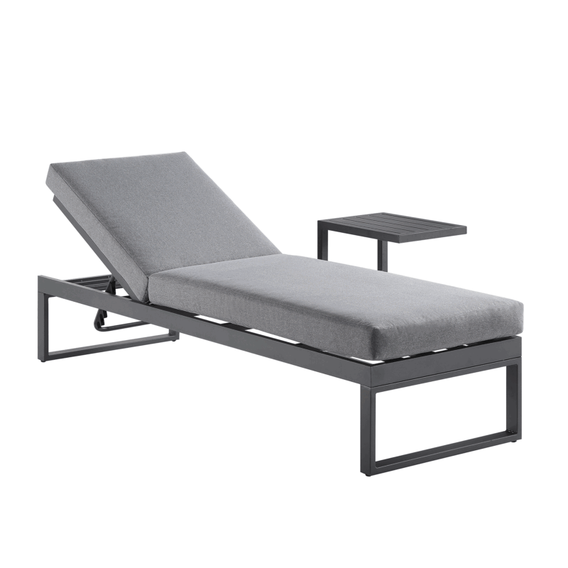 Albany Aluminium Sun Lounger, Grey - Image 4