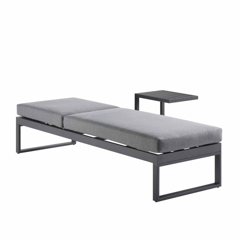 Albany Aluminium Sun Lounger, Grey - Image 6