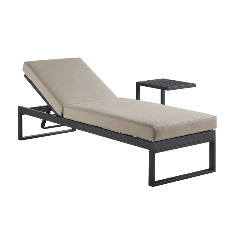 Albany Aluminium Sun Lounger, Taupe - Image 3