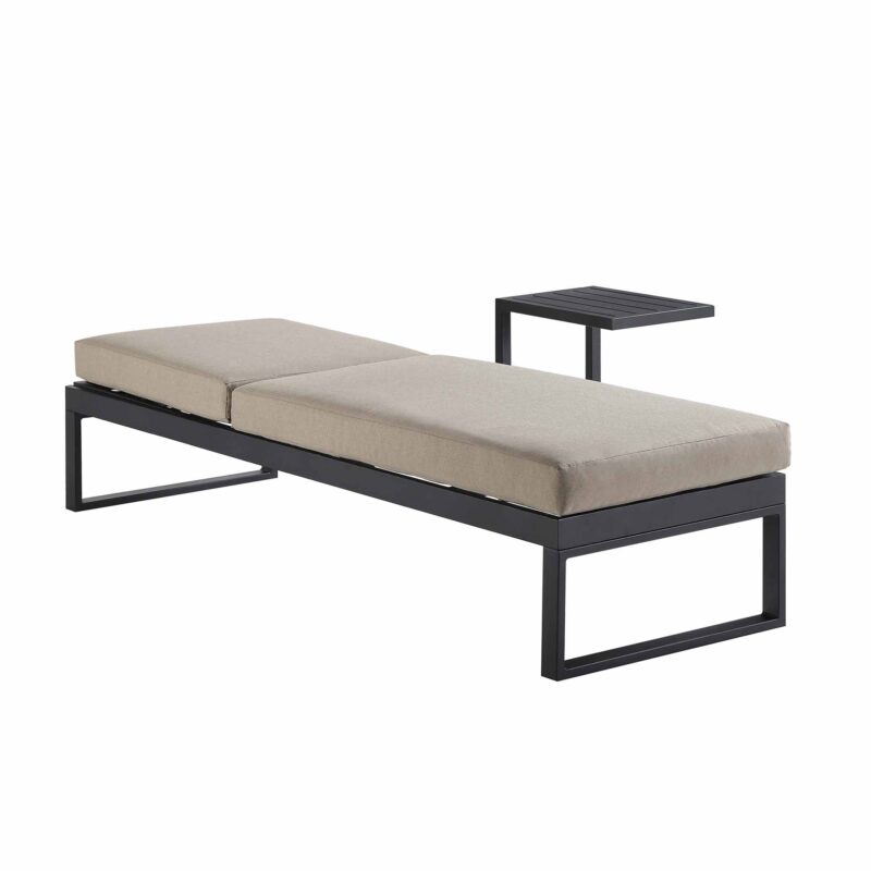 Albany Aluminium Sun Lounger, Taupe - Image 5