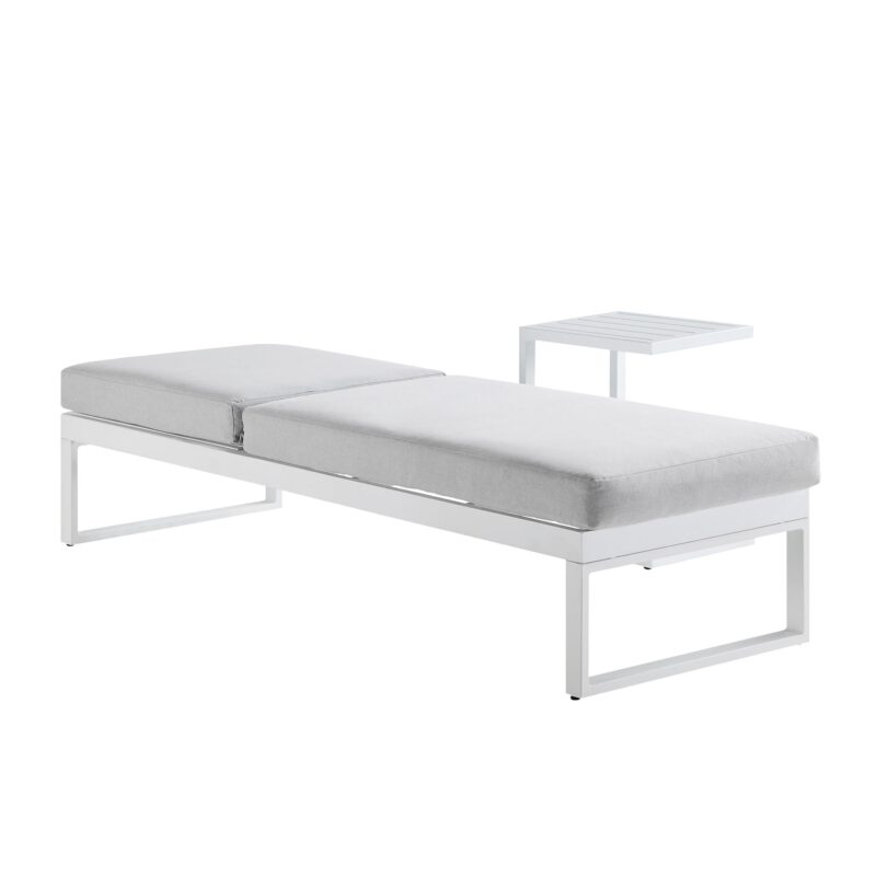 Albany Aluminium Sun Lounger, White - Image 5