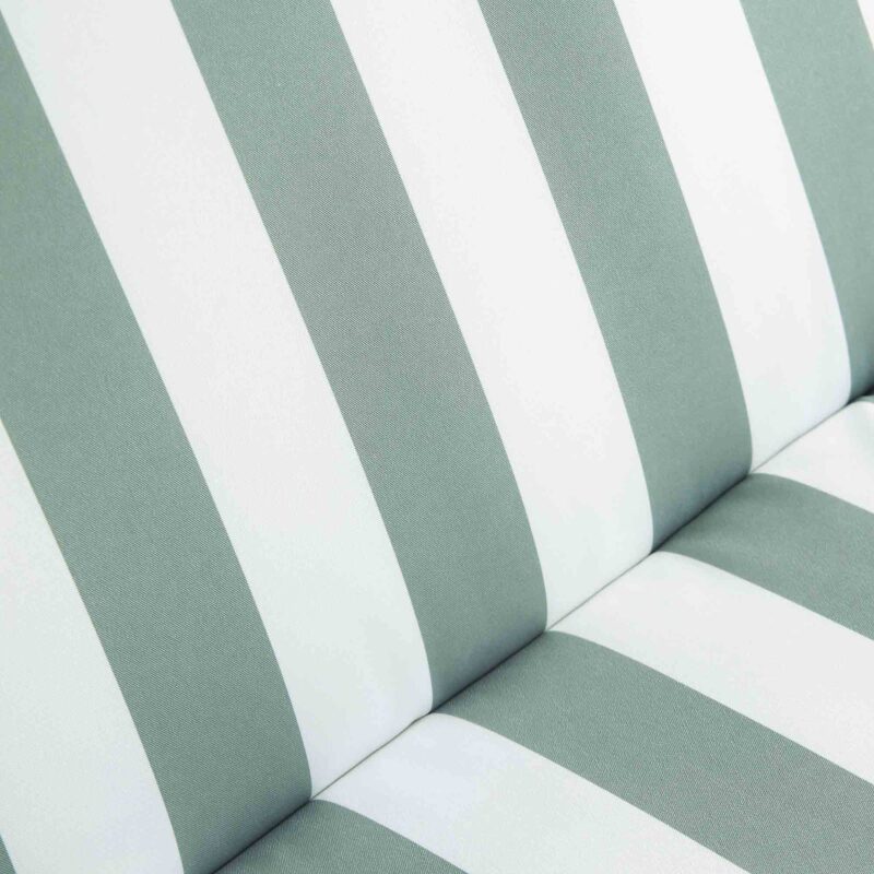 Champneys Outdoor Reclining Swing with Canopy, Sage Green Striped - Image 13