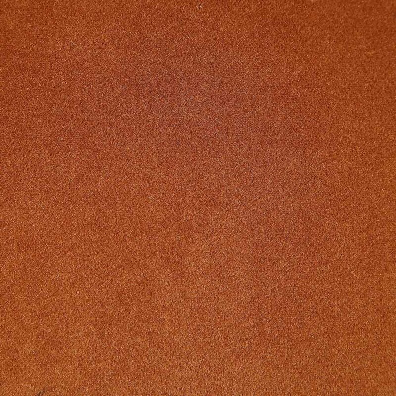Hansel Upholstered Padded Dining Chair, Rust Velvet and Black Frame - Image 13