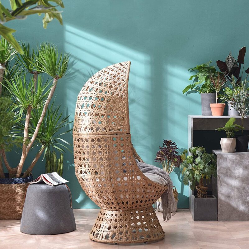 Nerida Rattan Cocoon Chair - Image 2