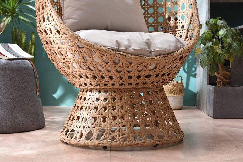 Nerida Rattan Cocoon Chair - Image 4