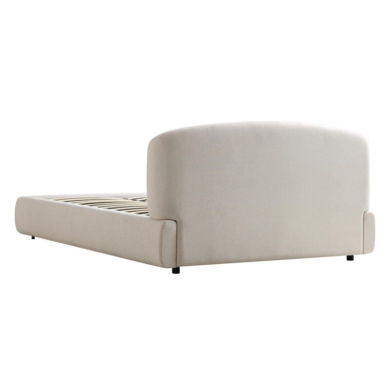 Constance Winged Headboard Ottoman Storage Bed, Beige Linen - Image 11