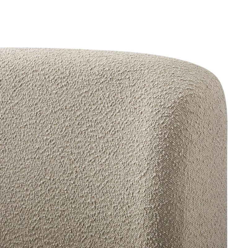 Constance Winged Headboard Ottoman Storage Bed, Light Taupe Boucle - Image 15
