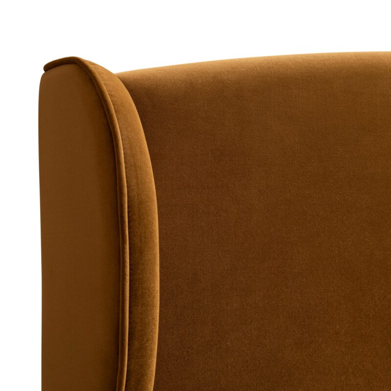 Kimberly Winged Upholstered Storage Bed, Cinnamon Velvet - Image 16