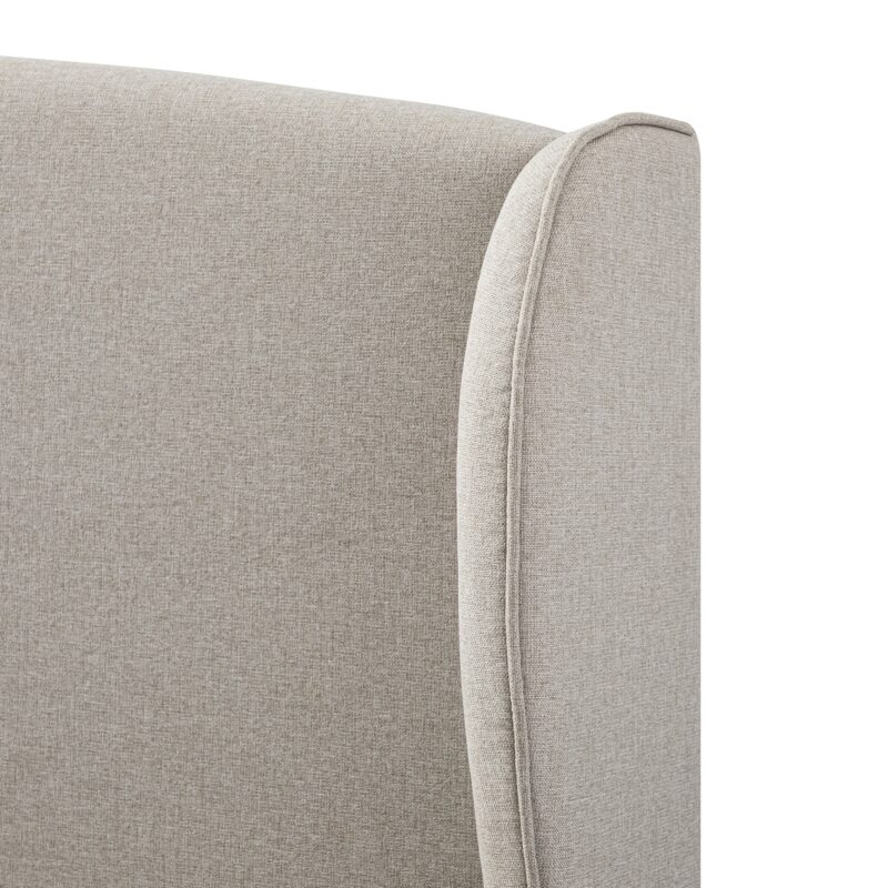Kimberly Winged Upholstered Storage Bed, Sand Fabric - Image 16