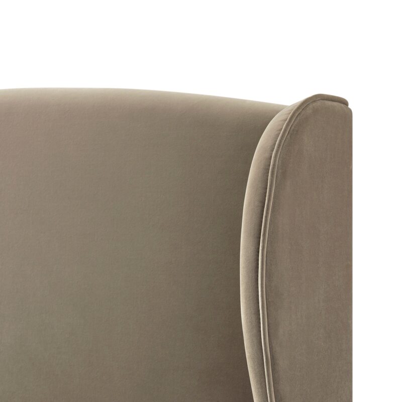 Kimberly Winged Upholstered Storage Bed, Taupe Velvet - Image 16