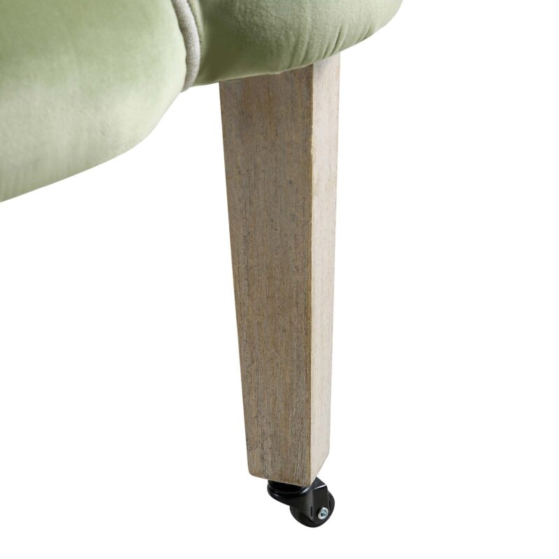 Barnard Scalloped Clam Chair, Lichen Velvet - Image 12