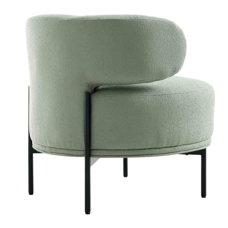 Penn Sage Green Boucle Wing Back Accent Chair - Image 9