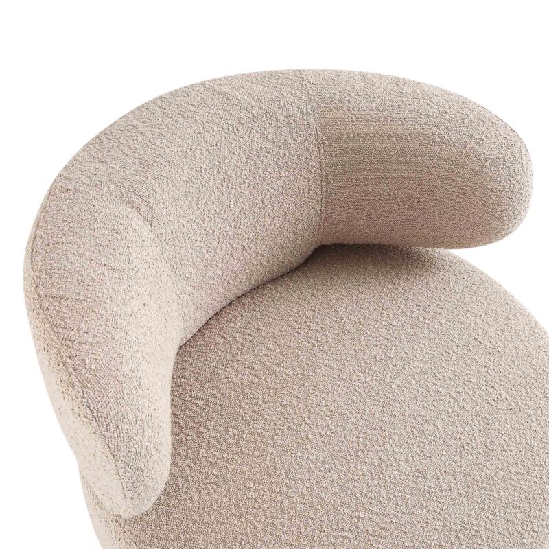 Penn Taupe Boucle Wing Back Accent Chair - Image 11