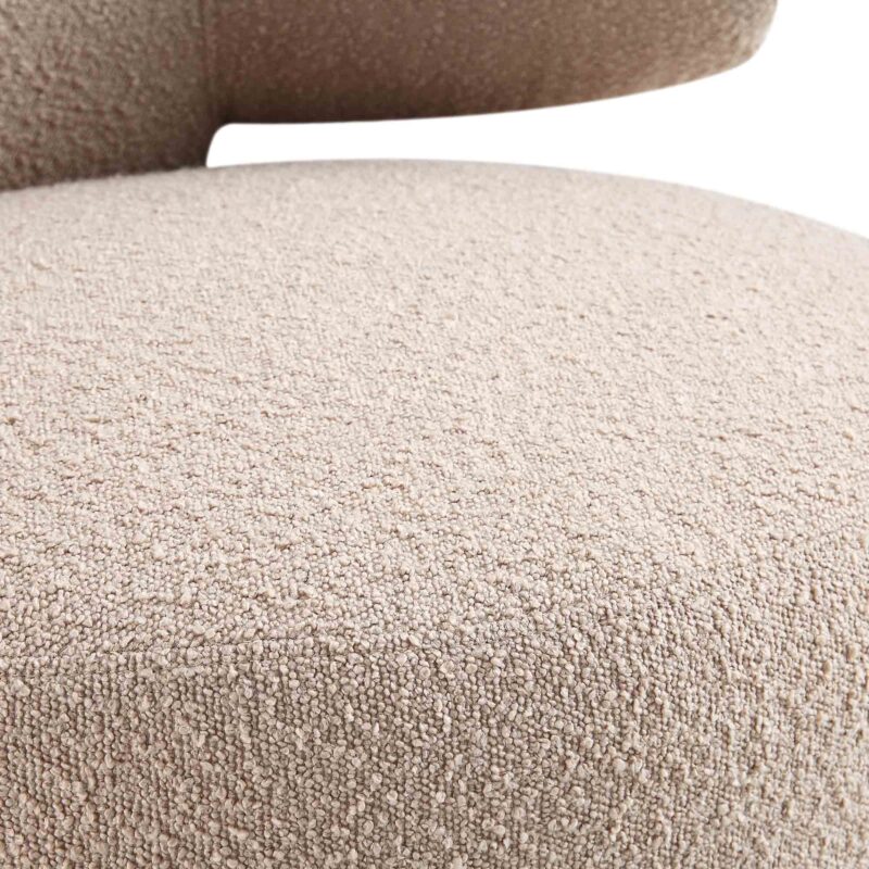 Penn Taupe Boucle Wing Back Accent Chair - Image 12