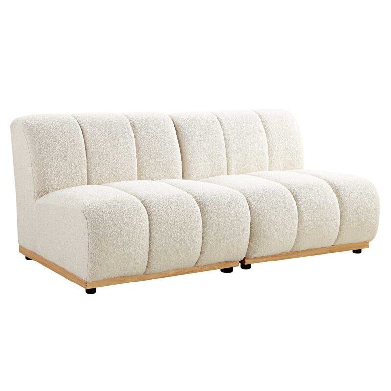 Granvia Ecru Boucle Modular Sofa, 2-Seater Sofa - Image 5