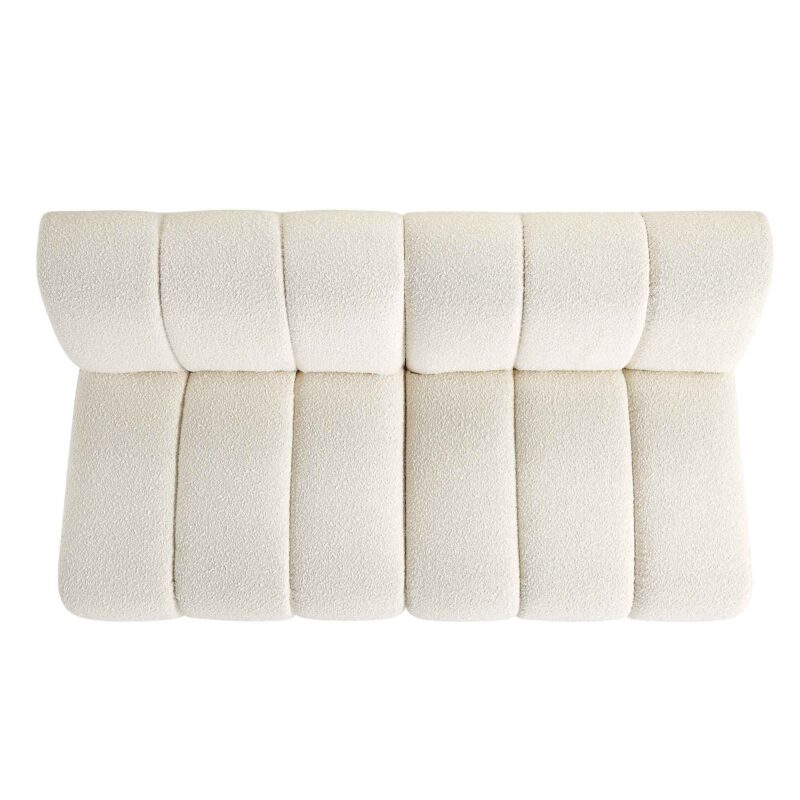 Granvia Ecru Boucle Modular Sofa, 2-Seater Sofa - Image 7