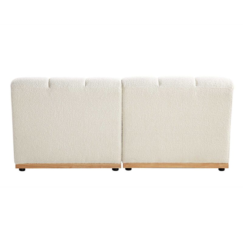 Granvia Ecru Boucle Modular Sofa, 2-Seater Sofa - Image 9