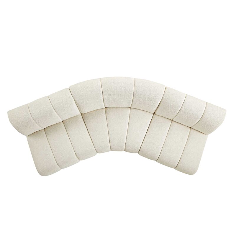 Granvia Ecru Boucle Modular Sofa, 3-Seater Corner Sofa - Image 5