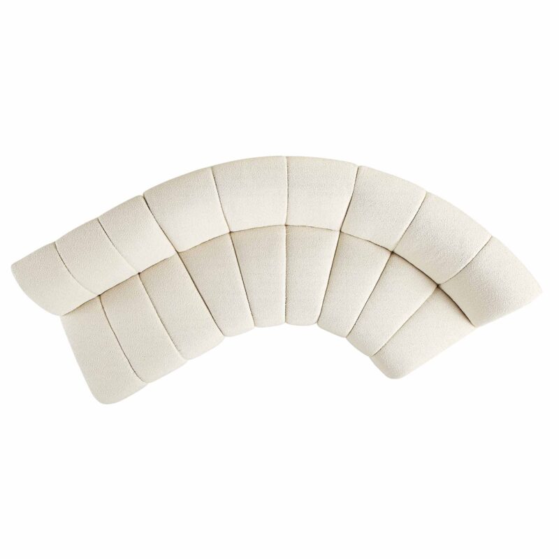 Granvia Ecru Boucle Modular Sofa, 3-Seater L-Shaped Sofa - Image 4