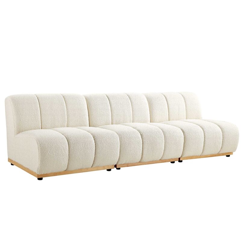 Granvia Ecru Boucle Modular Sofa, 3-Seater Sofa - Image 4