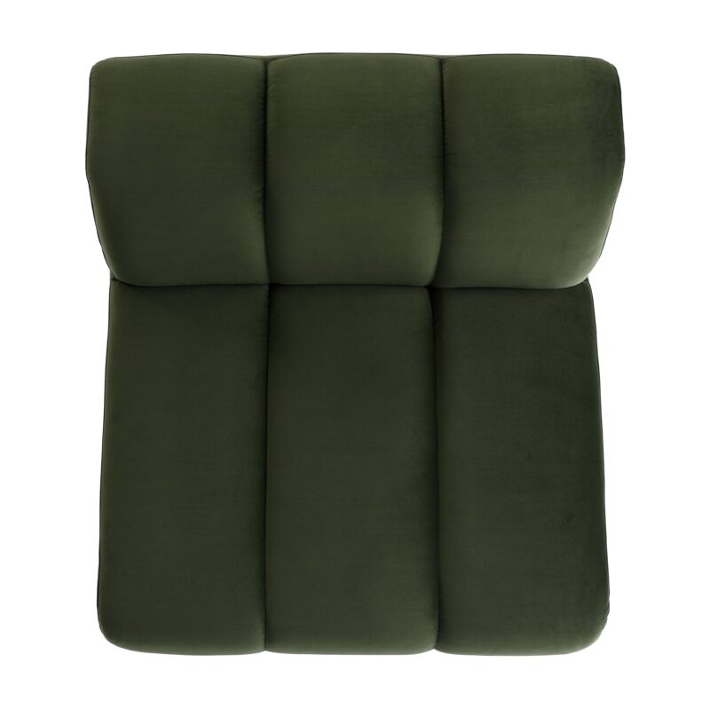 Granvia Moss Green Modular Sofa, 1-Seater Armless Sofa - Image 7
