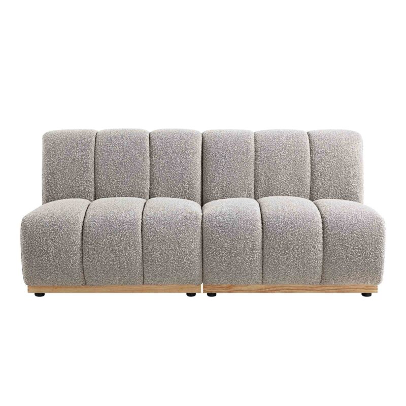 Granvia Taupe Boucle Modular Sofa, 2-Seater Sofa - Image 4