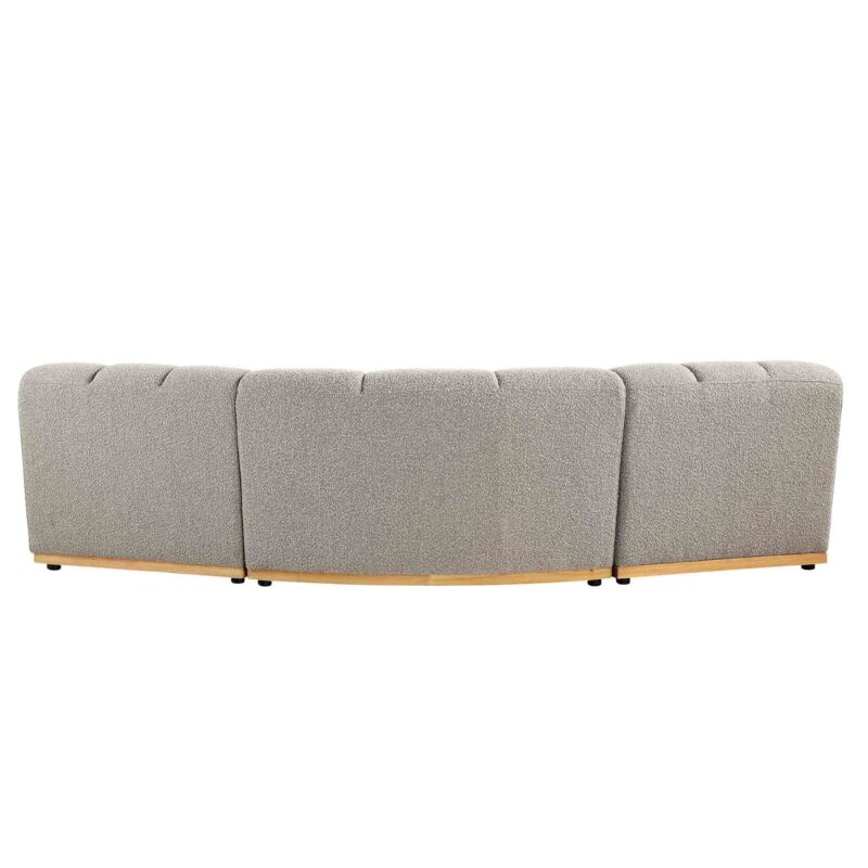 Granvia Taupe Boucle Modular Sofa, 3-Seater Corner Sofa - Image 9