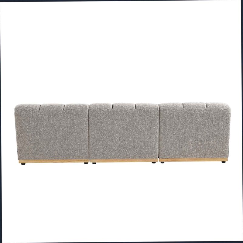 Granvia Taupe Boucle Modular Sofa, 3-Seater Sofa - Image 8