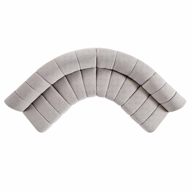 Granvia Taupe Boucle Modular Sofa, 4-Seater Large Corner Sofa - Image 3
